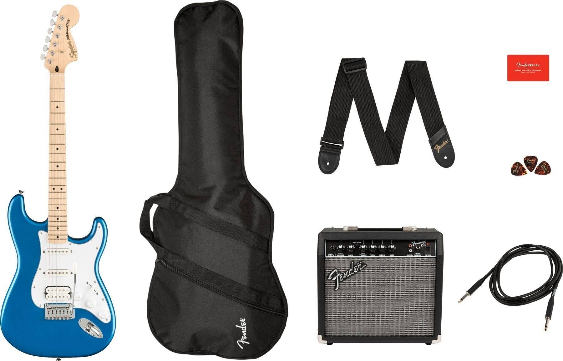 Fender Squier Affinity Series Stratocaster HSS Pack MN Lake Placid Blue Elektriska gitarrer