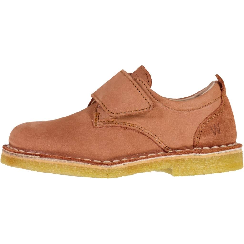 WHEAT® - Kelley Velcro Sko - amber brown - Str 25.