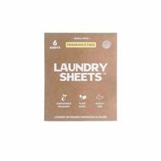 Laundry Sheets - Fragrance Free, 6 st Tvättark