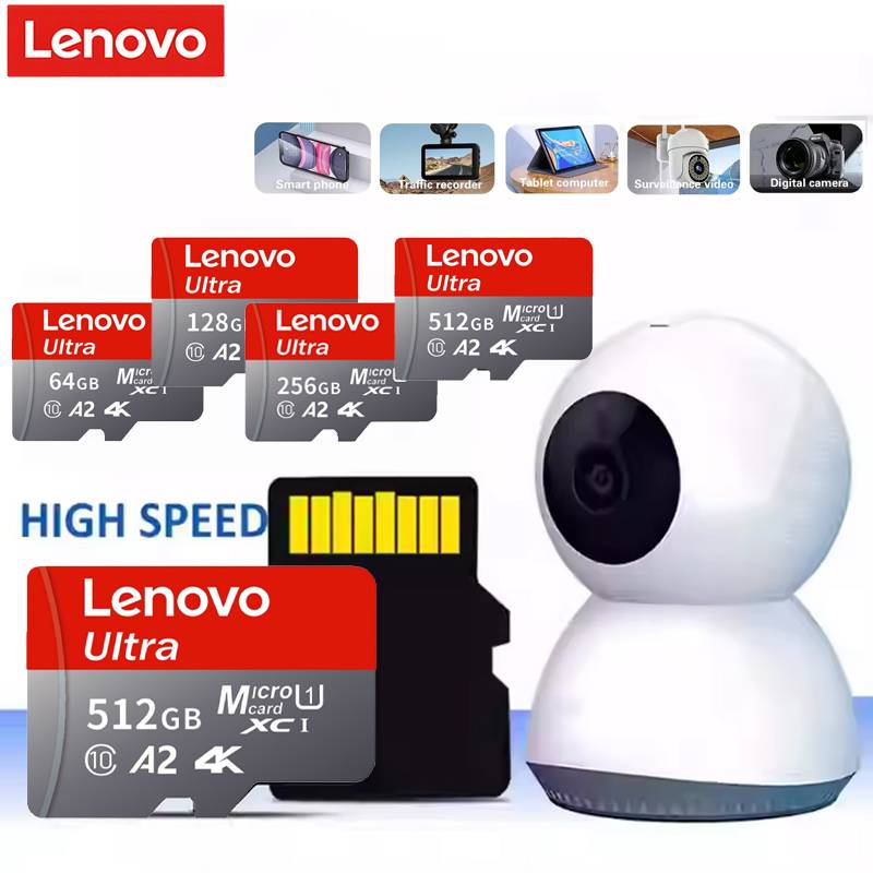 Lenovo A2 U3 V30 UItra Speed Micro SD Card 1TB High Speed Transfer Cartao De Memoria 128GB for Nintendo Switch Phone Tablet UAV