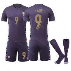 Gos-EC 2024 Fodboldtrøje England Away 9 Kane-Xin