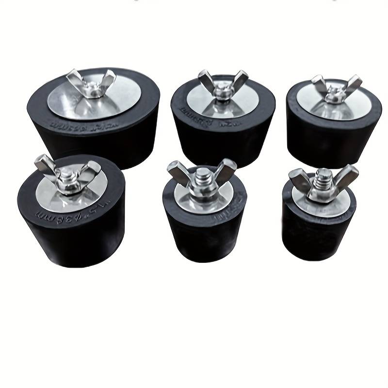 Winter Swimming Pool Pipe Anti-Freeze Plug Heavy-Duty Stainless Steel Plug Rubber Expansion Plug Pool Accessories Pool Cover