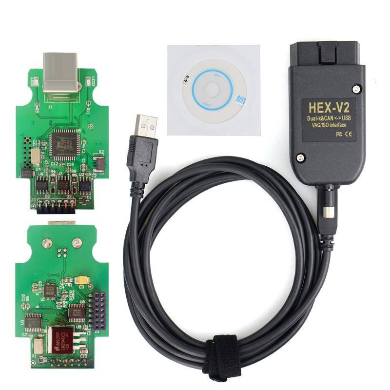 HEX V2 CAN VAGCOM Diagnostikverktyg 2026 V26.3 Uppdaterad Version Professionell OBD2-skanner för Kontroll av Bilens Sätesystem