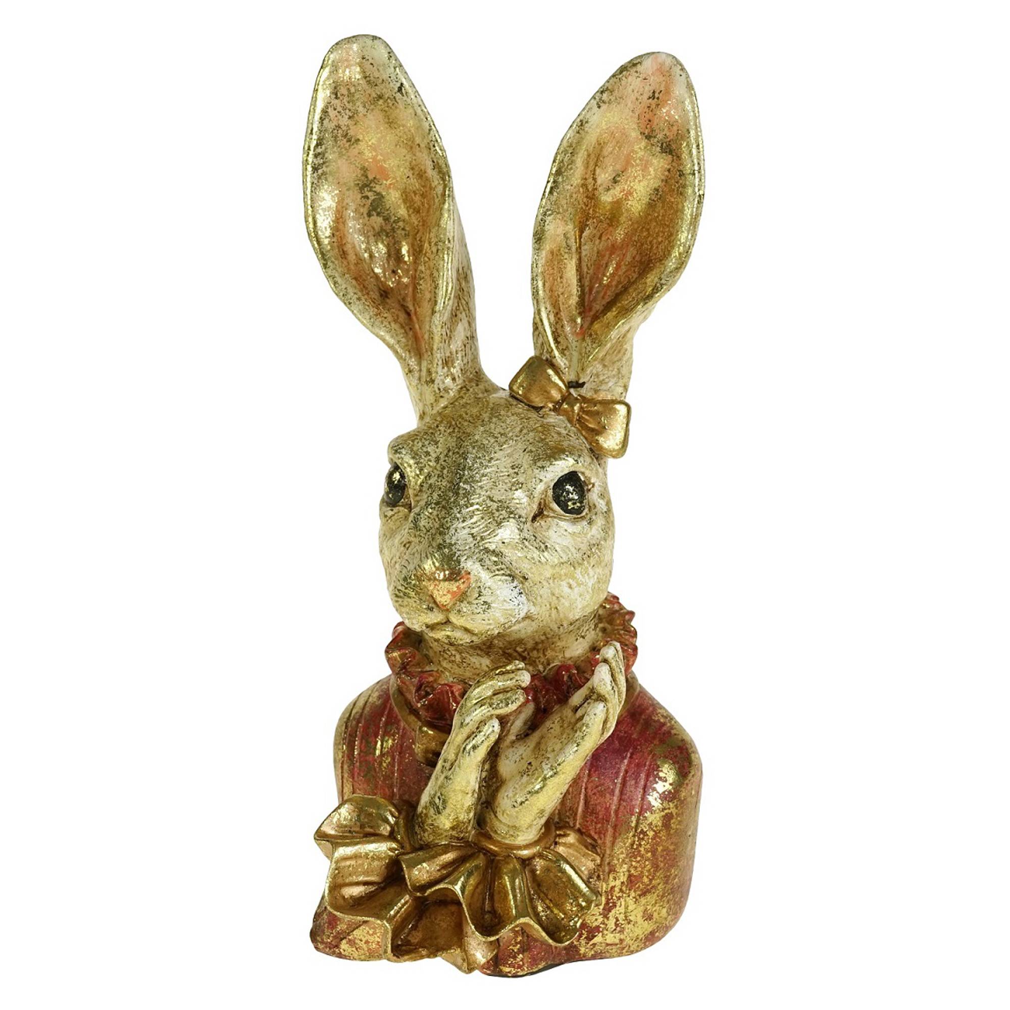 Werner Voss Dekorationsfigur Hannilein Beige, Röd