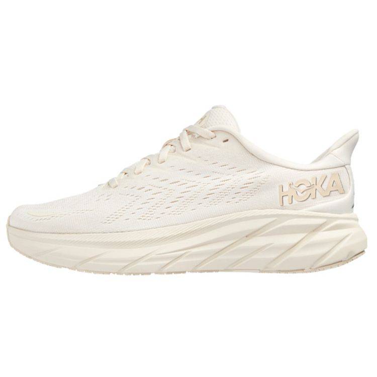 HOKA Clifton 8 Eggnog Shifting Sand Herr Sneakers Kräm 1119393-ESSN cm