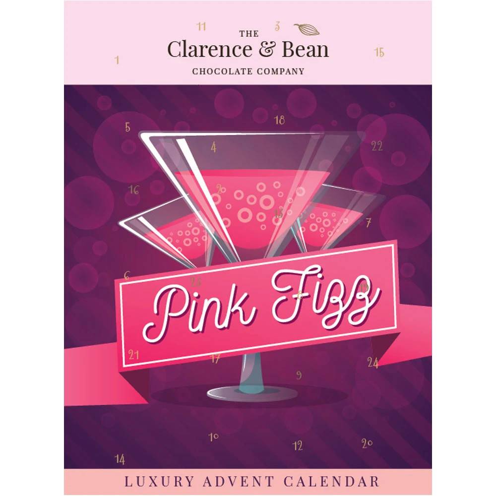 Chokladkalender / adventskalender Pink Fizz - House of Fudge