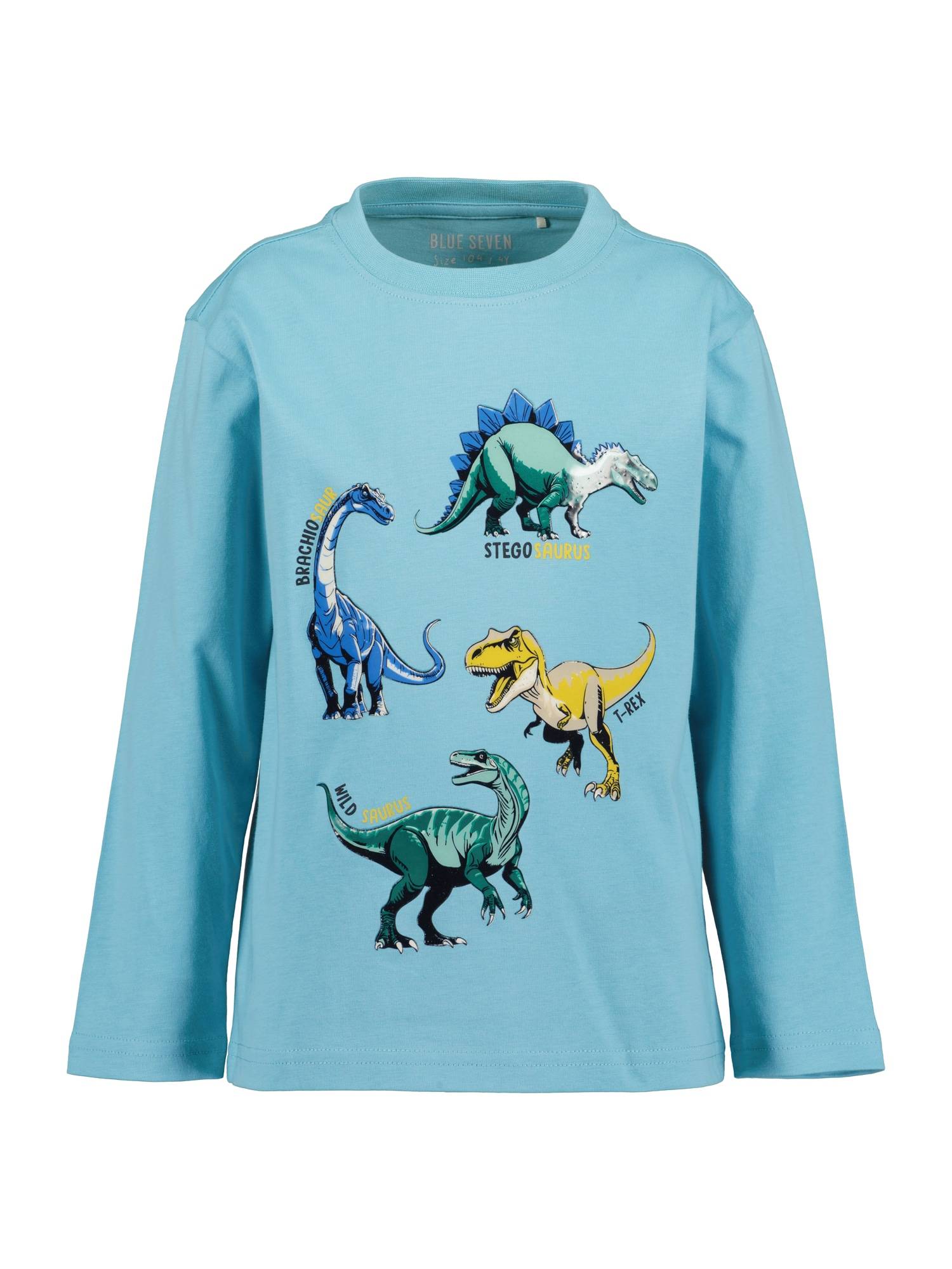 BLUE SEVEN T-shirt azur / royalblå / mörkgul / smaragd