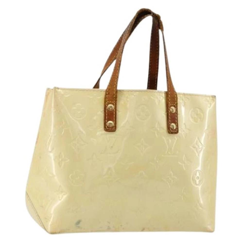 Louis Vuitton Vintage Pre-owned Hand Bag - Vintage - Dame - Beige - ONE SIZE - Læder