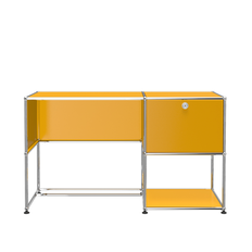 USM - USM Haller 107 Desk, Golden Yellow - Skrivbord - Fritz Haller,Paul Schärer - Gul - Metall