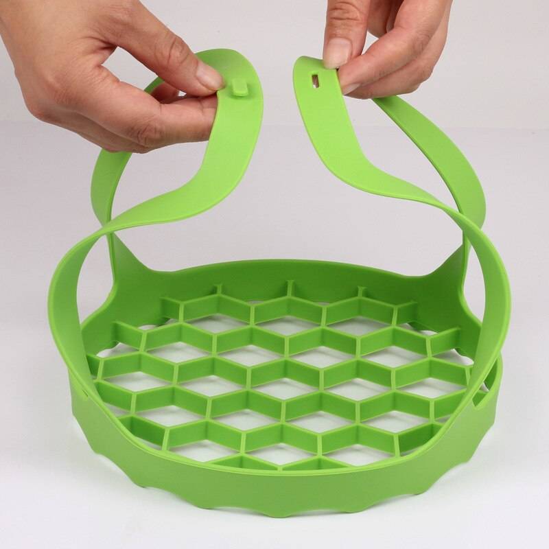 Pancake maker nonstick matlagning verktyg ägg ring maker ägg silikon form pannkaka ost ägg spis panna kök baktillbehör - Grön 8 tum