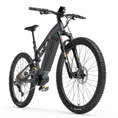 LANKELEISI 48V 20AH Electric Bike Full Suspension Adult Mountain 500W Motor Electric Bicycle 29-inch