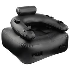 Oppustelig BDSM-sofa (sort)