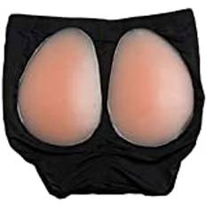 Women Butt Lifter Underwear Body Shaper Silicone Padded Fake Buttock Shapewear Hip Enhancer Panty (Color : Black1, Size : L)