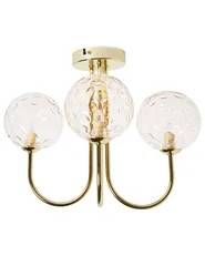 Taklampa ANADYR Glas Beige