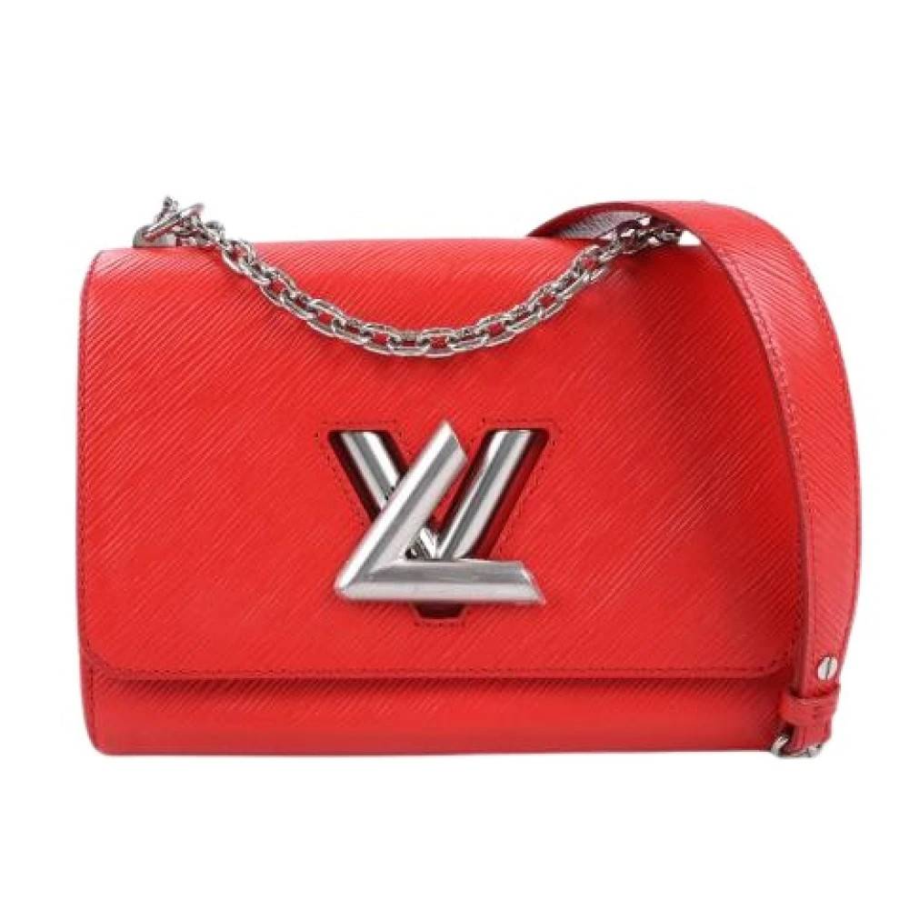 Louis Vuitton Vintage Pre-owned Twist MM Skuldertaske - Vintage - Dame - Rød - ONE SIZE - Uld