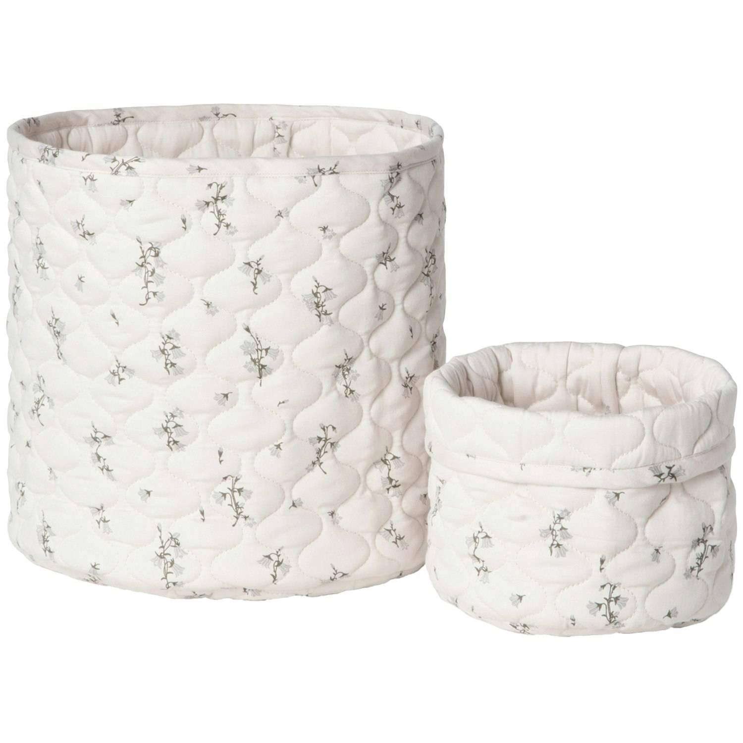 Garbo & Friends Bluebell Quiltade Korgar 2-pack - Leksaksförvaring Ekologisk Bomull Beige - GF111810266-1600-2343GL