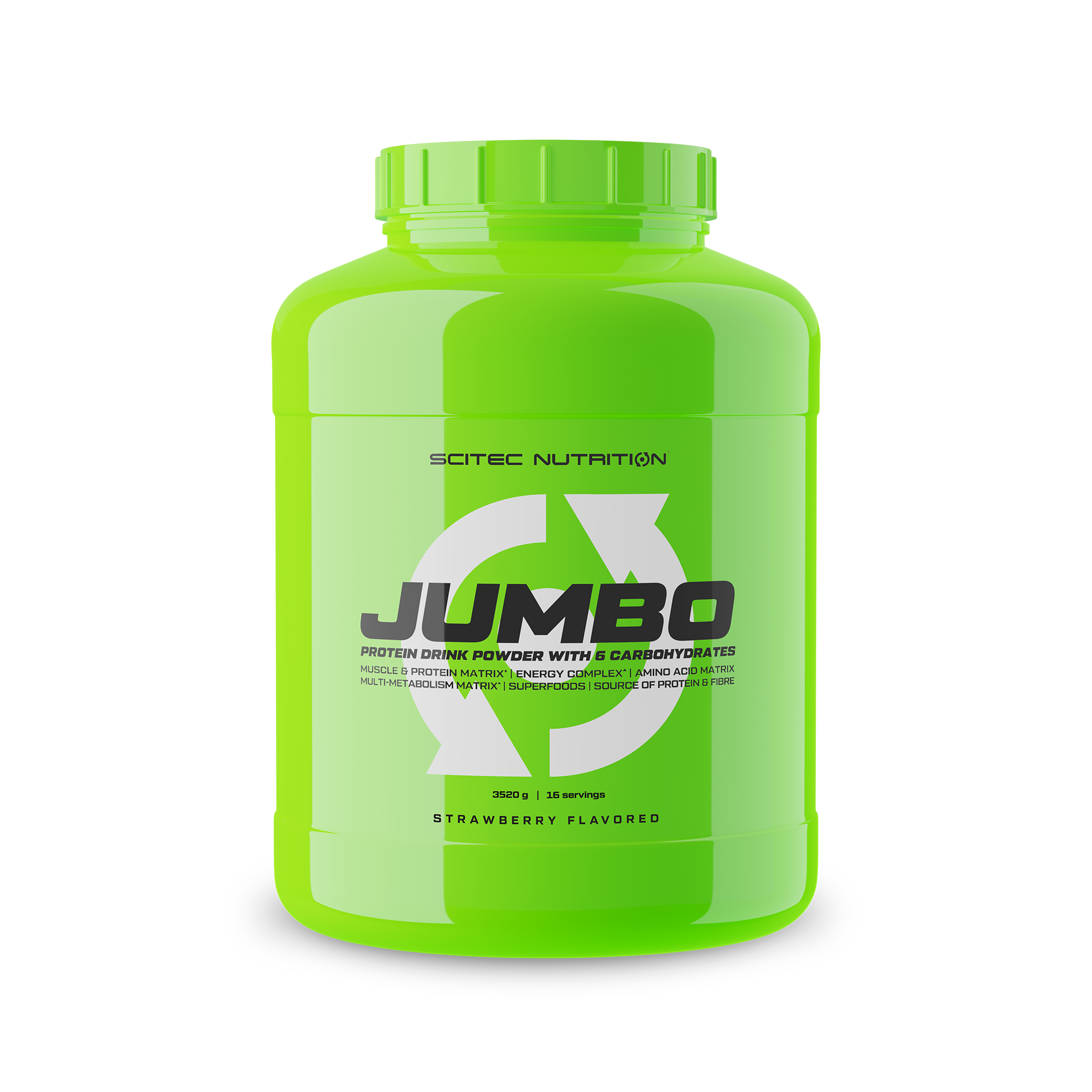 Scitec Nutrition Jumbo Weight Gainer - Jordbær, 3520 gram