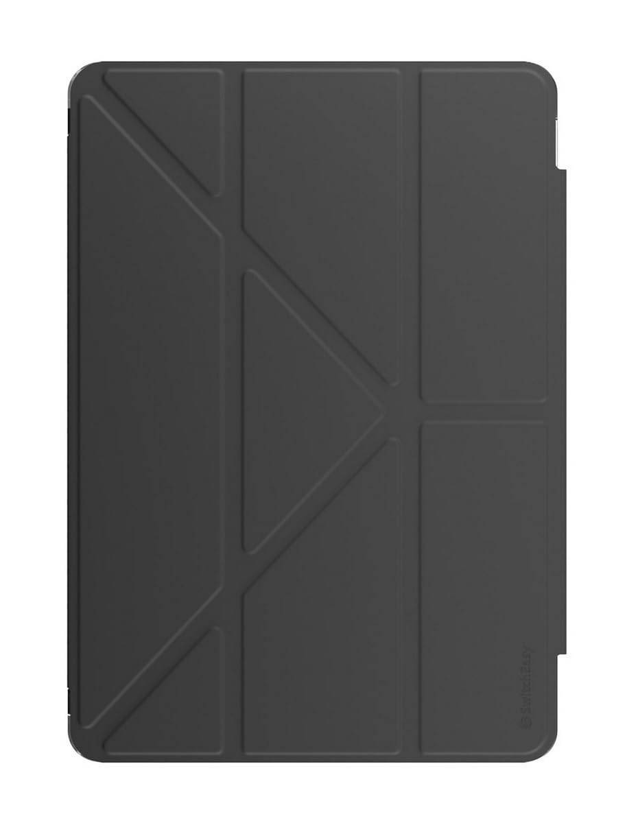 SwitchEasy iPad mini 7/A17 Pro Case, Leather Folio Case with Clear Back, 5-Way Stand, Protective Cover, Pen Storage, and Auto Sleep/Wake Function [Com