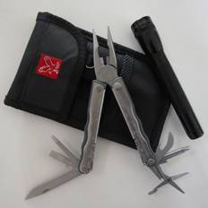 Leatherman Multitool Fuse + Maglite lommelygte i Falck etui