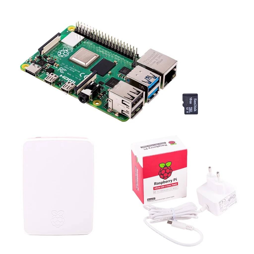 Raspberry Pi 4 Model B Starter Kit.