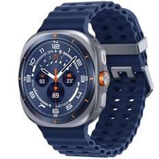 Samsung Galaxy Watch Ultra 2025 Titanium Blue SM-L705FZB2EUB - Herre - 47 mm - Quartz m. Oplader - Safirglas