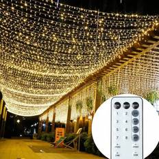 10m 100m LED String Lights,Plug In EU Plug 220V,LED Fairy Lights,Christmas Girls Lights,Används till nyår Julgran Hemma Trädgård Terrass Bröllopsdekor - vitt ljus (100 meter 800 LED,30 meter 300 LED,10 meter 100 LED,50 meter 400 LED,20 meter 200 LED)