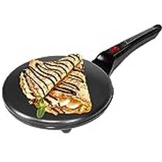 Crepes Maker | Cool-Touch-handtag | Non-stick beläggning | 20 cm diameter | Creperie | Crepesmaker | Galettes | Crepes maskin