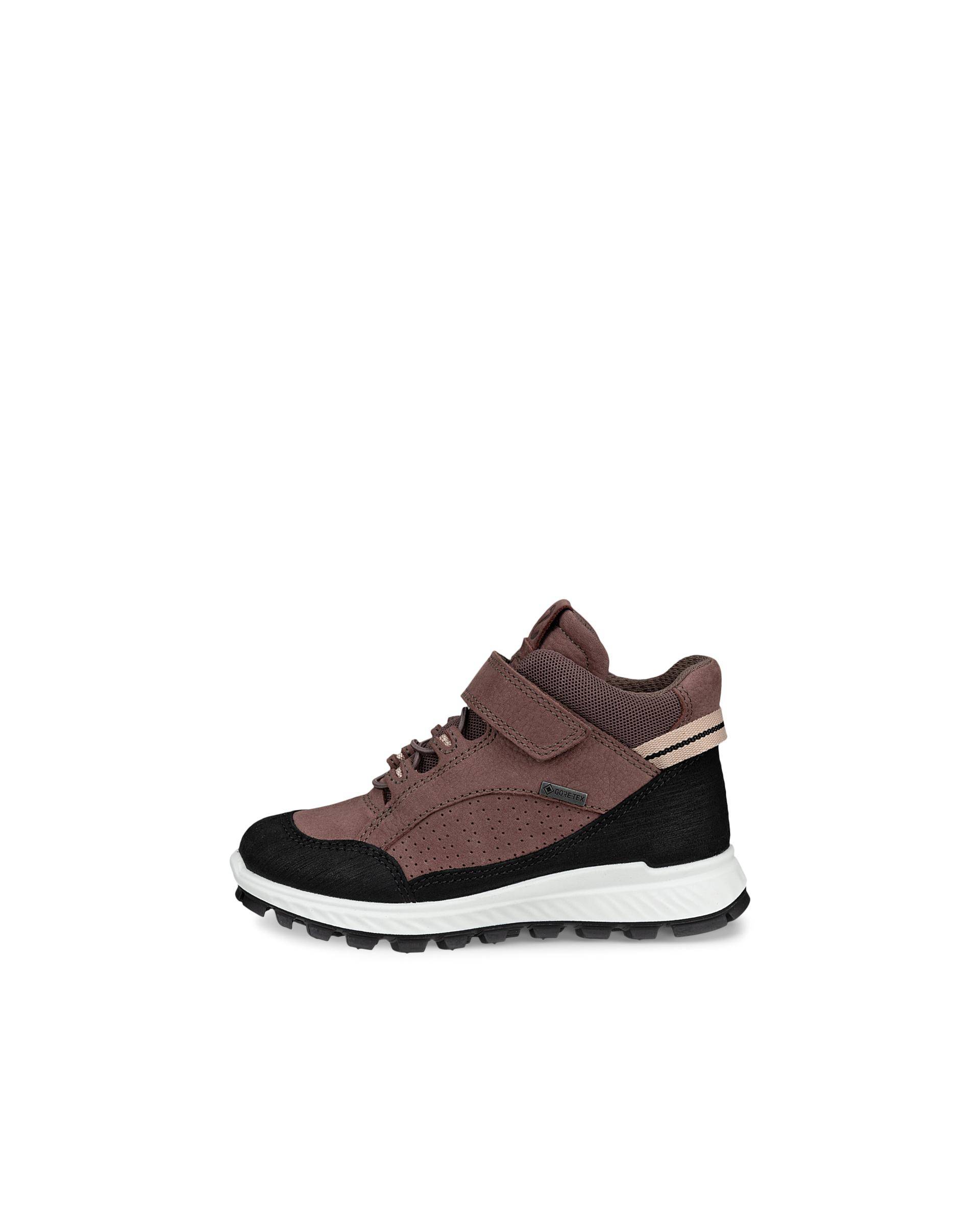 ECCO EXOSTRIKE KIDS - Gore-Tex sko i nubuck til børn - Lilla - 35- Gore-Tex