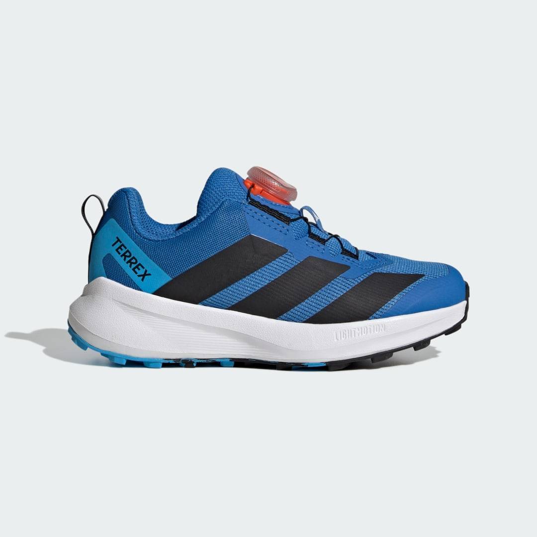 Terrex Agravic BOA Terränglöparskor för Barn - Semi Impact Orange / Ray Blue / Core Black - 31 1/2