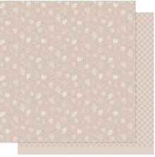 Lawn Fawn Falling Leaves Paper 12X12 - Chestnut