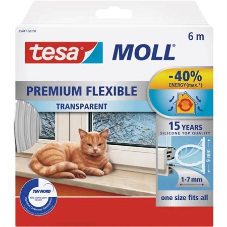 Tesa Premium Flexible Tætningsliste 6 meter