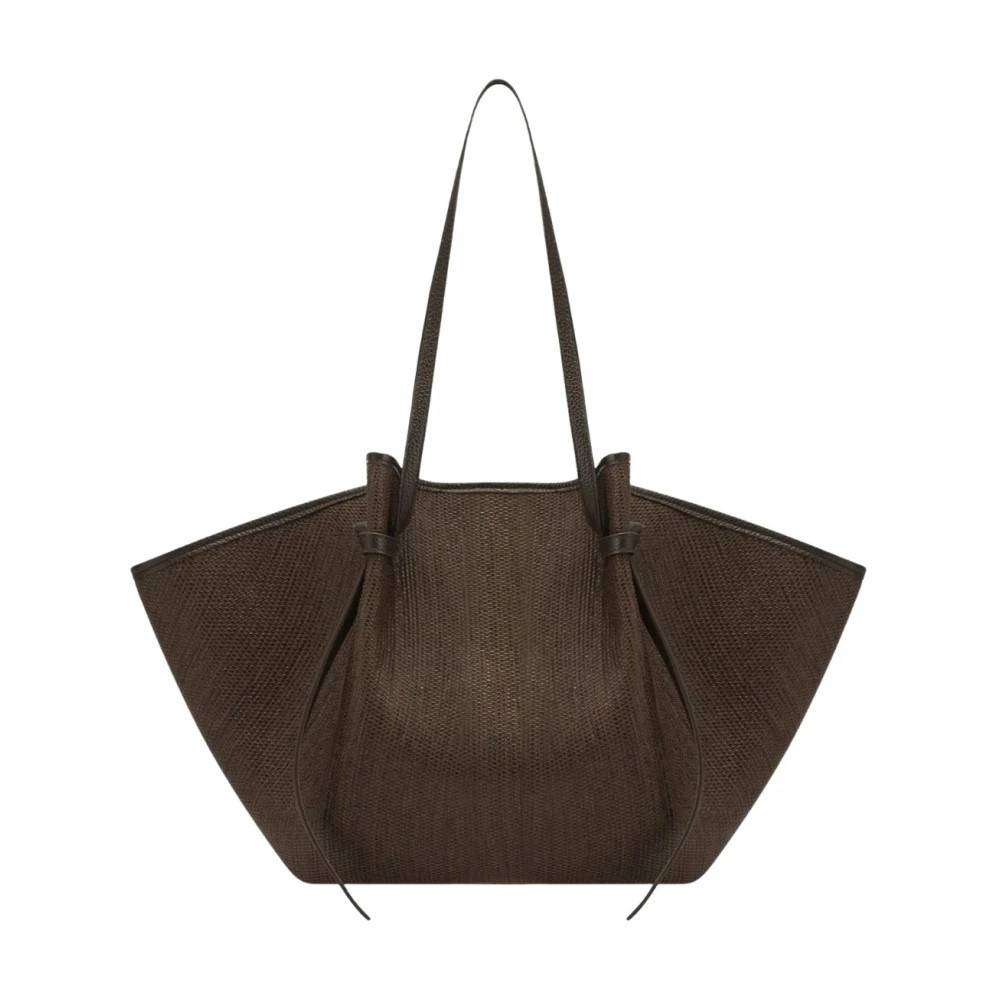 Yuzefi Stor Mochi Tote Bag - Tasker - Dame - Brun - ONE SIZE - Bomuld