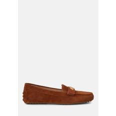 Lauren Ralph Lauren BARNSBURY SUEDE LOAFER - Mokkasiner - whiskey