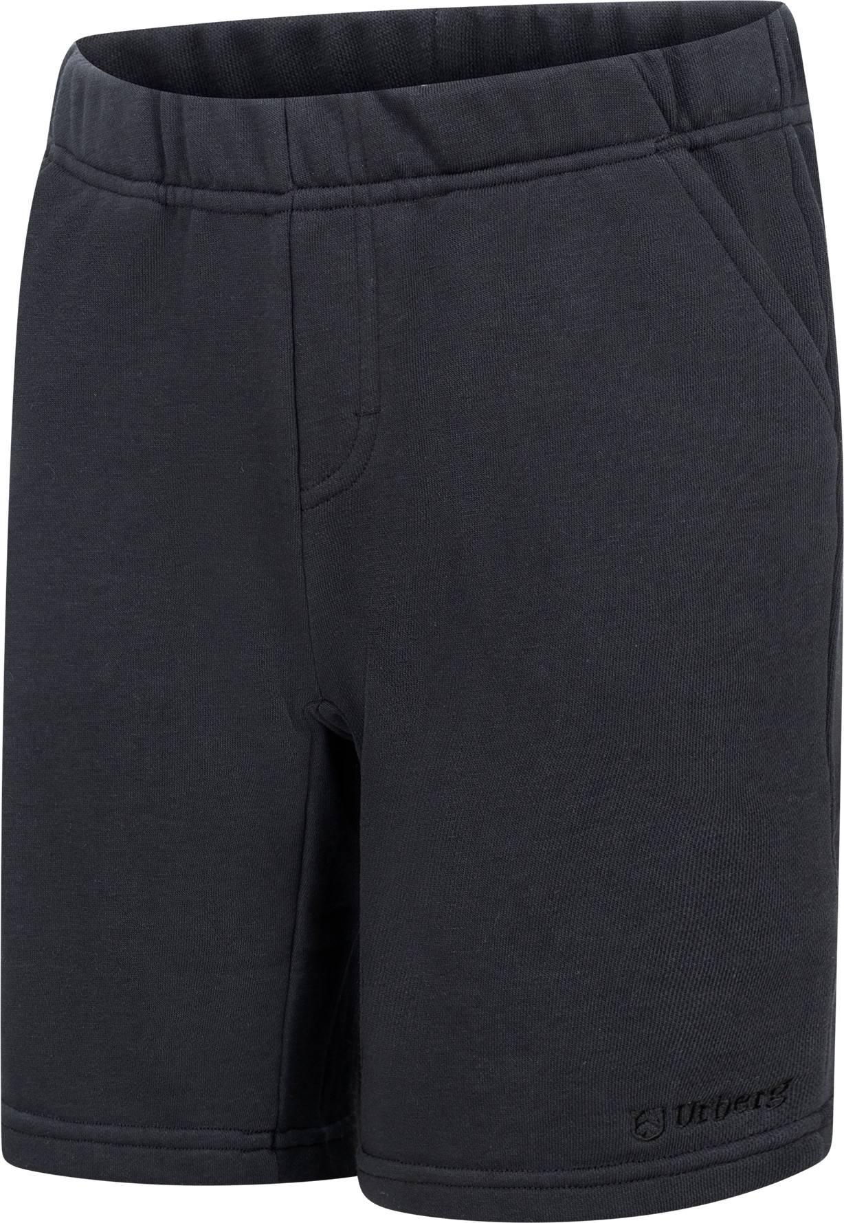 Urberg Juniors' Sweat Shorts Terry Black Beauty, 146/152 (11-12 år)