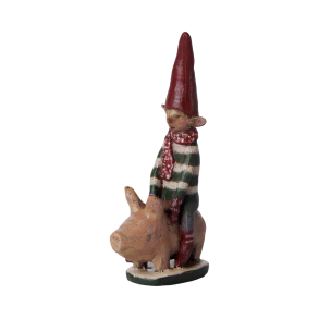 Maileg Petit Noël No. 27 - Nisse på gris, 12 cm