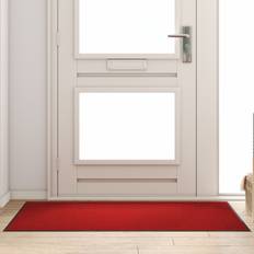 vidaXL Dørmåtte Rektangulær Rød 90x150 cm