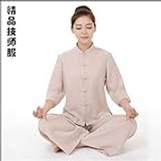 Tai Chi Kläder Dam,Män Tai Chi Dräkt Dam Andningsbar Tai Chi Uniform Kung Fu Dräkt Kampsport Dräkt Meditationsdräkt (BM)