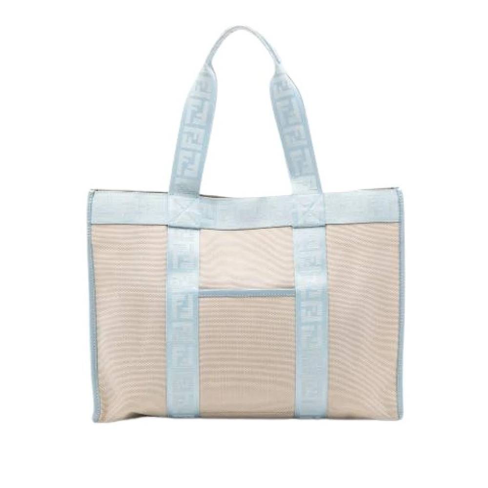Fendi Vintage Pre-owned Canvas Tote Bag - Vintage - Dame - Beige - ONE SIZE -