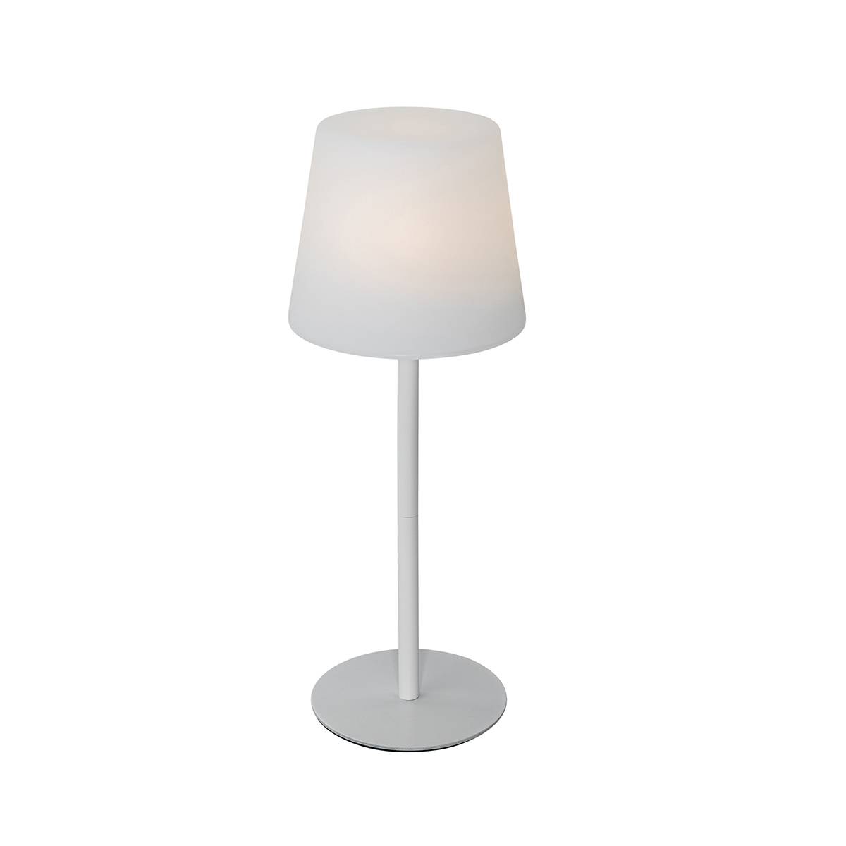 Bordslampa vit laddningsbar inkl LED och dimmer IP54 - Jude