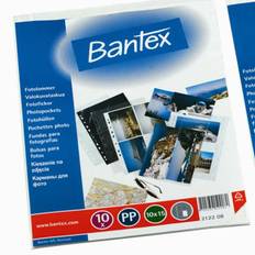 Fotolomme Bantex 10X15 pp hvid A4 højformat