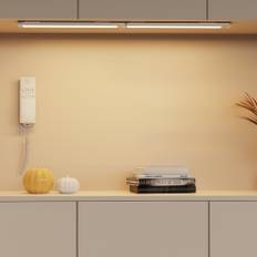 3 stk. Premium LED genopladelige skabslys m/ PIR remote