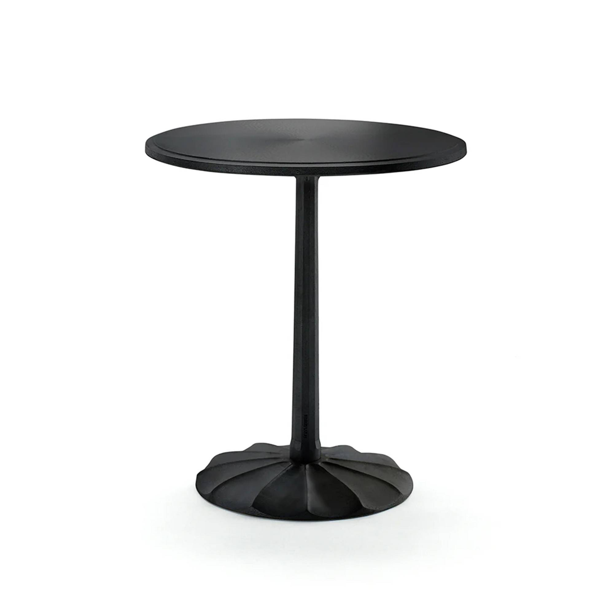 Byarums Bruk - Bord Uppsala Ø 65 Svartlackerad Aluminium/Svartlackerad Aluminium - Småbord och sidobord utomhus - Björn Alge - Svart - Metall