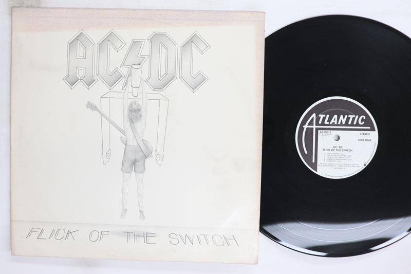 LP Record ACDC Flick Of The Switch 801001 ATLANTIC 1983 US Rock Used