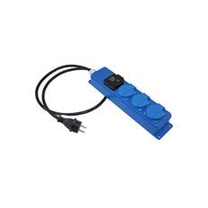 Trevägs grenuttag 230V med USB-uttag