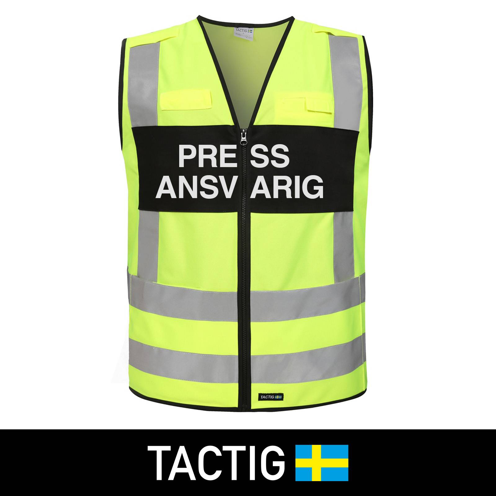 Reflexväst 'Pressansvarig' Klass 2, Tactig