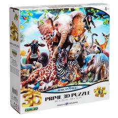 Prime 3D Puzzle Puslespil - 3D - 63 Brikker - African Smile - Prime 3D Puzzle - OneSize - Puslespil