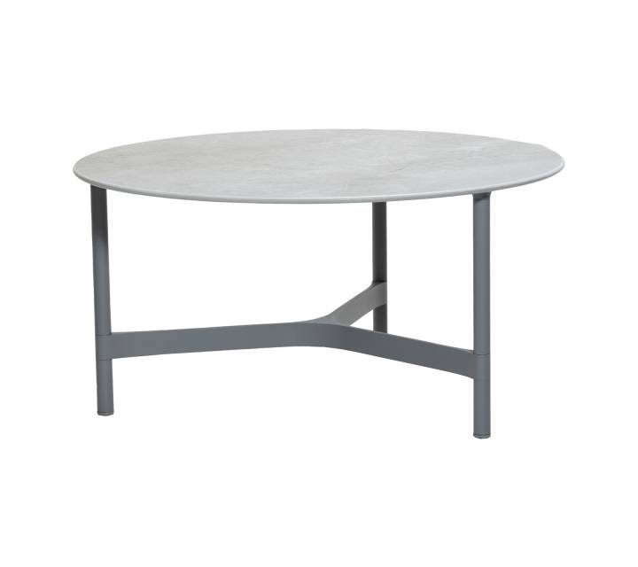 Twist Soffbord Ø 90 Cm - Light Grey/fossil Grey