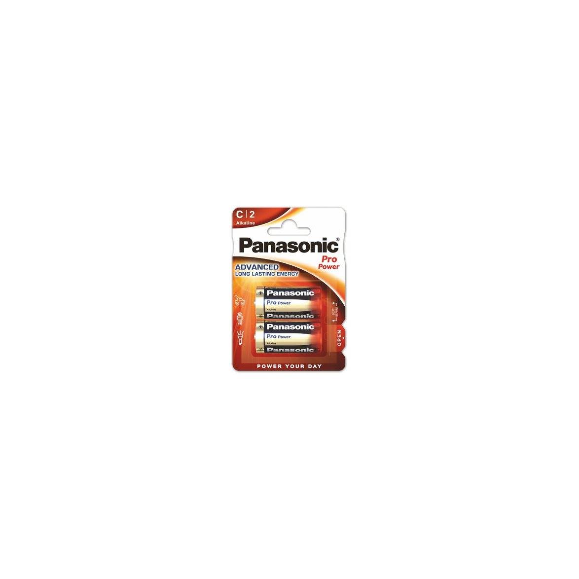 Panasonic 1,5V C, Lr14 2-Pack Alkaline Propower *