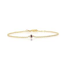 14kt. ZOE Armbånd med lilla diamant