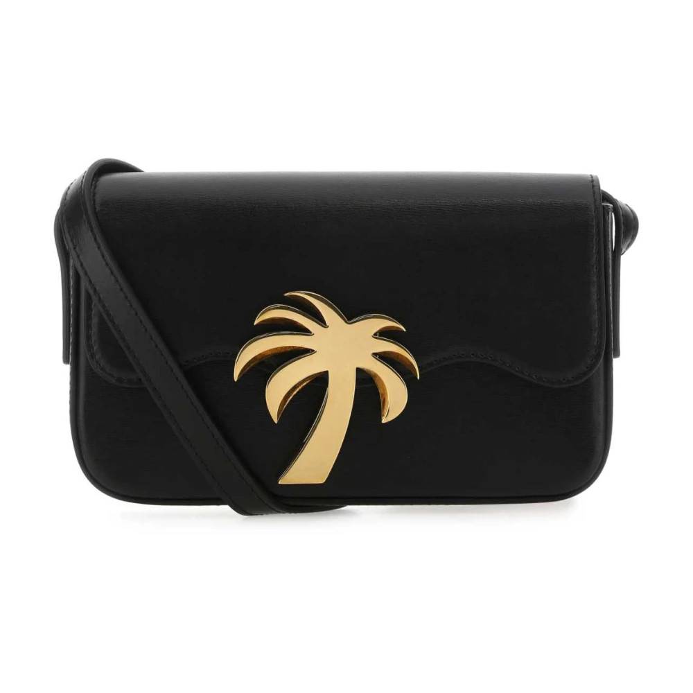 Palm Angels Palm Beach Skuldertaske - Tasker - Dame - Sort - ONE SIZE - Uld